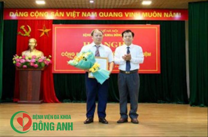 LỄ CÔNG BỐ QUYẾT ĐỊNH BỔ NHIỆM PHÓ GIÁM ĐỐC BỆNH VIỆN ĐA KHOA ĐÔNG ANH