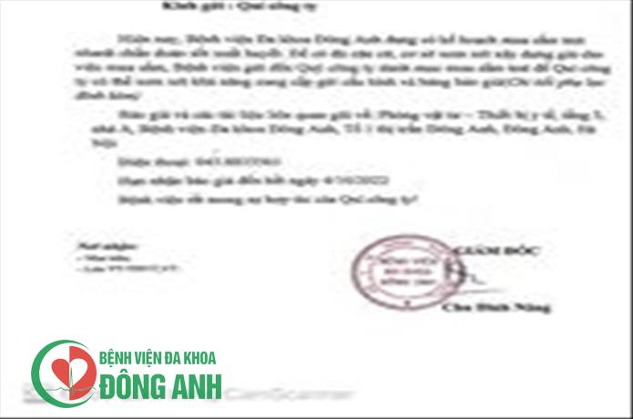 THƯ MỜI BÁO GIÁ