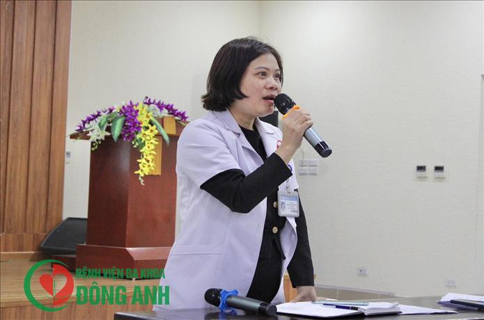 SINH HOẠT KHOA HỌC ĐIỀU DƯỠNG TẠI BỆNH VIỆN ĐA KHOA ĐÔNG ANH