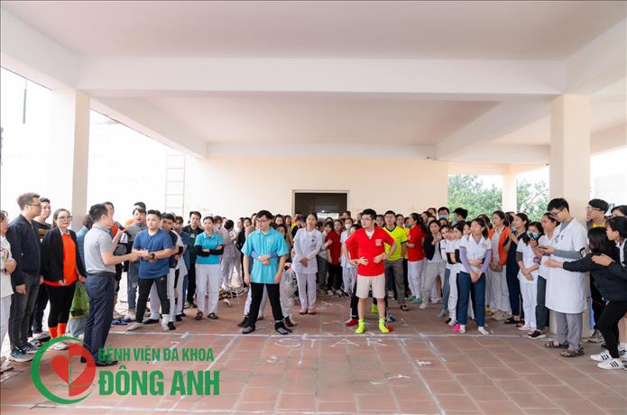 HỘI THI THỂ DỤC THỂ THAO CÁN BỘ CÔNG CHỨC, VIÊN CHỨC, NGƯỜI LAO ĐỘNG BỆNH VIỆN ĐA KHOA ĐÔNG ANH