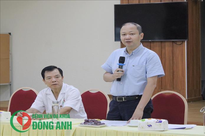 BỆNH VIỆN ĐA KHOA ĐÔNG ANH TIẾP ĐOÀN KIỂM TRA, GIÁM SÁT THỰC HIỆN QUY CHẾ CHUYÊN MÔN TRONG KHÁM BỆNH, CHỮA BỆNH