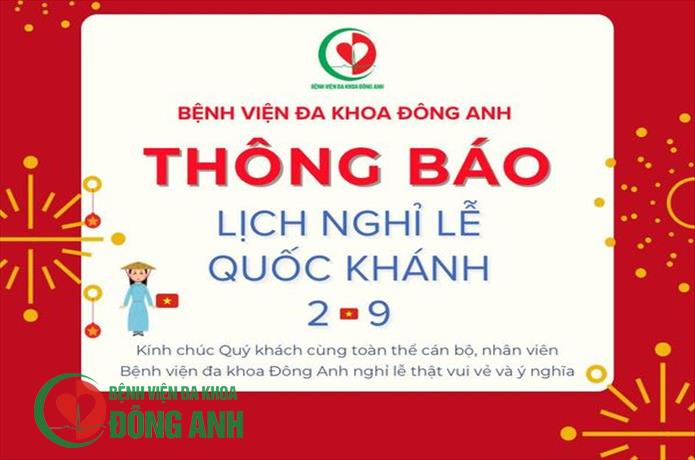THÔNG BÁO NGHỈ LỄ QUỐC KHÁNH 02/09/2024