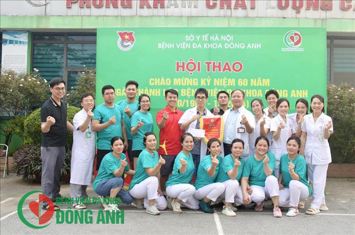 HỘI THAO CHÀO MỪNG KỶ NIỆM 60 NĂM THÀNH LẬP BỆNH VIỆN ĐA KHOA ĐÔNG ANH
