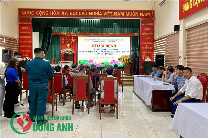 CHƯƠNG TRÌNH KHÁM SỨC KHỎE CHO ĐỐI TƯỢNG CHÍNH SÁCH XÃ VĨNH NGỌC NĂM 2025