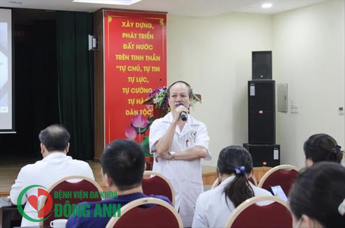 BỆNH VIỆN ĐA KHOA ĐÔNG ANH TỔ CHỨC BUỔI SINH HOẠT KHOA HỌC VỚI NHIỀU CHUYÊN ĐỀ THIẾT THỰC