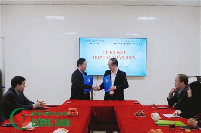 BỆNH VIỆN ĐA KHOA ĐÔNG ANH HỢP TÁC TOÀN DIỆN VỚI TRẠM Y TẾ XÃ VĨNH THANH - ĐỒNG HÀNH PHÁT TRIỂN Y TẾ CƠ SỞ