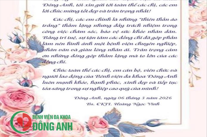 CHÚC MỪNG NGÀY QUỐC TẾ PHỤ NỮ 8/3