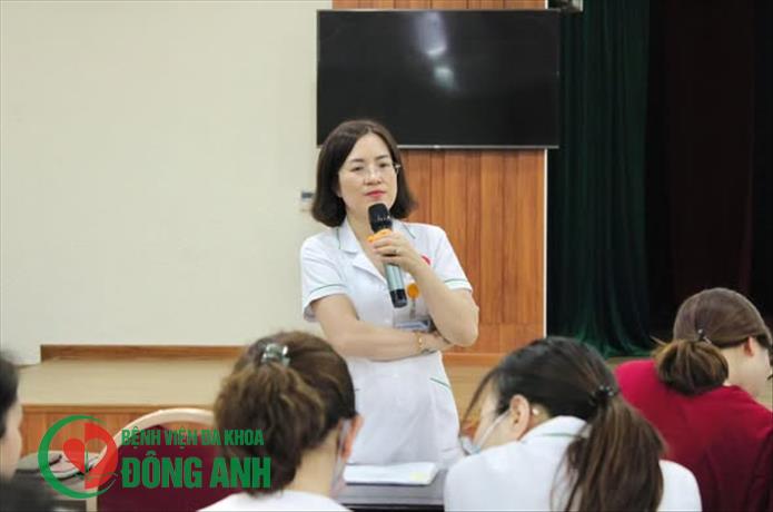 BỆNH VIỆN ĐA KHOA ĐÔNG ANH TỔ CHỨC LỚP TẬP HUẤN KỸ NĂNG GIÁO DỤC SỨC KHỎE CHO NGƯỜI BỆNHQuản trị