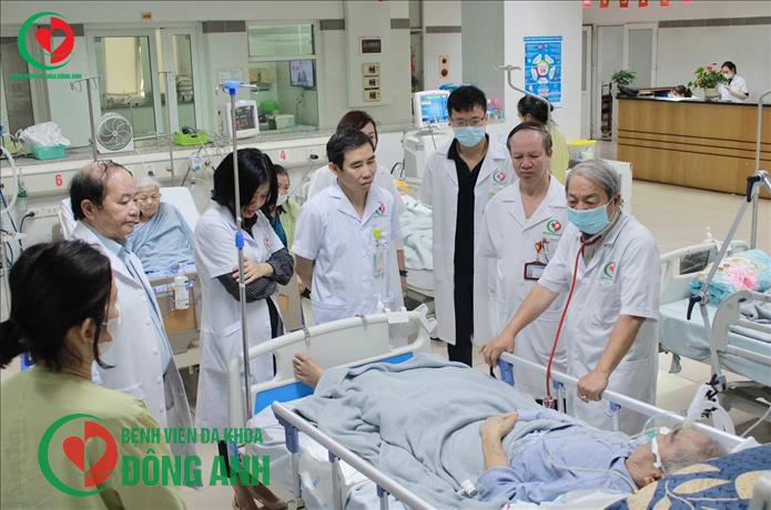 BAN CHẤP HÀNH HỘI NỘI KHOA THÀNH PHỐ HÀ NỘI THĂM VÀ LÀM VIỆC TẠI BỆNH VIỆN ĐA KHOA ĐÔNG ANH