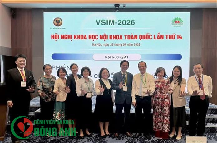 BỆNH VIỆN ĐA KHOA ĐÔNG ANH BÁO CÁO TẠI HỘI NGHỊ KHOA HỌC NỘI KHOA TOÀN QUỐC LẦN THỨ 14