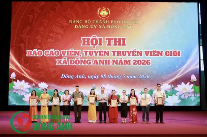 HỘI THI BÁO CÁO VIÊN, TUYÊN TRUYỀN VIÊN GIỎI XÃ ĐÔNG ANH NĂM 2026
