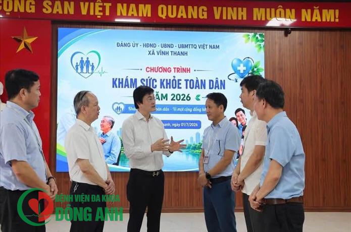 BỆNH VIỆN ĐA KHOA ĐÔNG ANH ĐỒNG HÀNH CHĂM SÓC SỨC KHỎE TOÀN DÂN